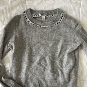 Autumn Cashmere Chain neck Sweater